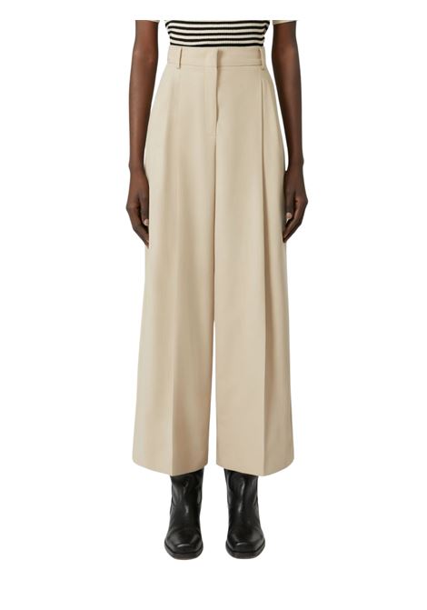 Pantalone in puro cotone - BEIGE Weekend MAXMARA | VETTURA001